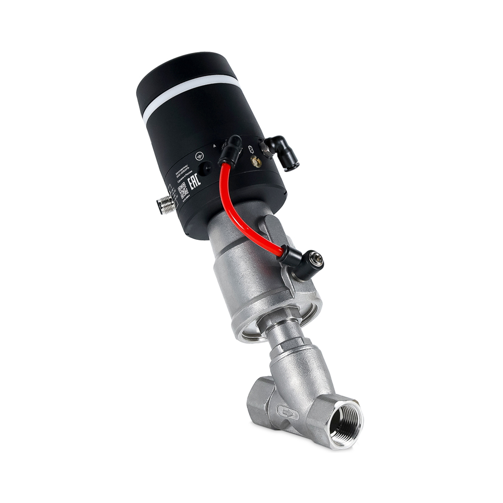 ASV-T-015-SS050-U-POS-V1A Клапан запорно-регулирующий с позиционером, G1/2, резьба
