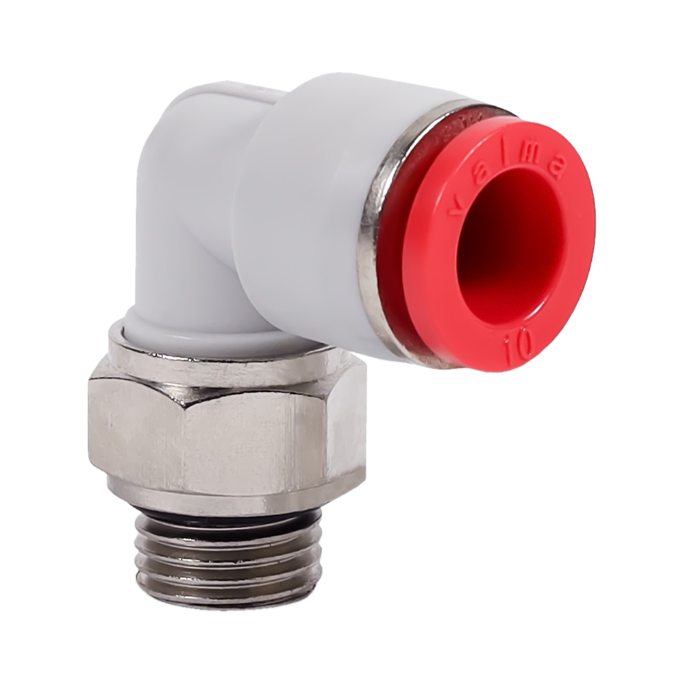 QP-AL-16-G38 Фитинг угловой, 16мм x G 3/8 (наруж.резьба)